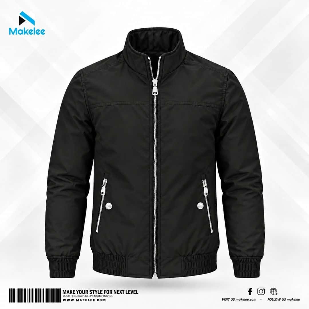 Makelee Winter Suskin Full Sleeve Jacket - Black