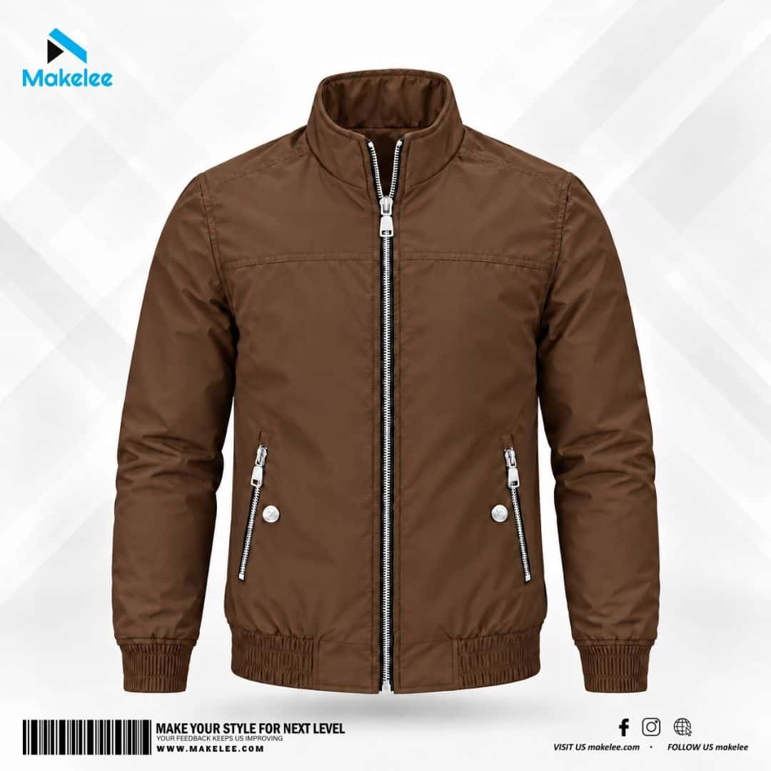Makelee Winter Suskin Full Sleeve Jacket - Coffee | XYZ