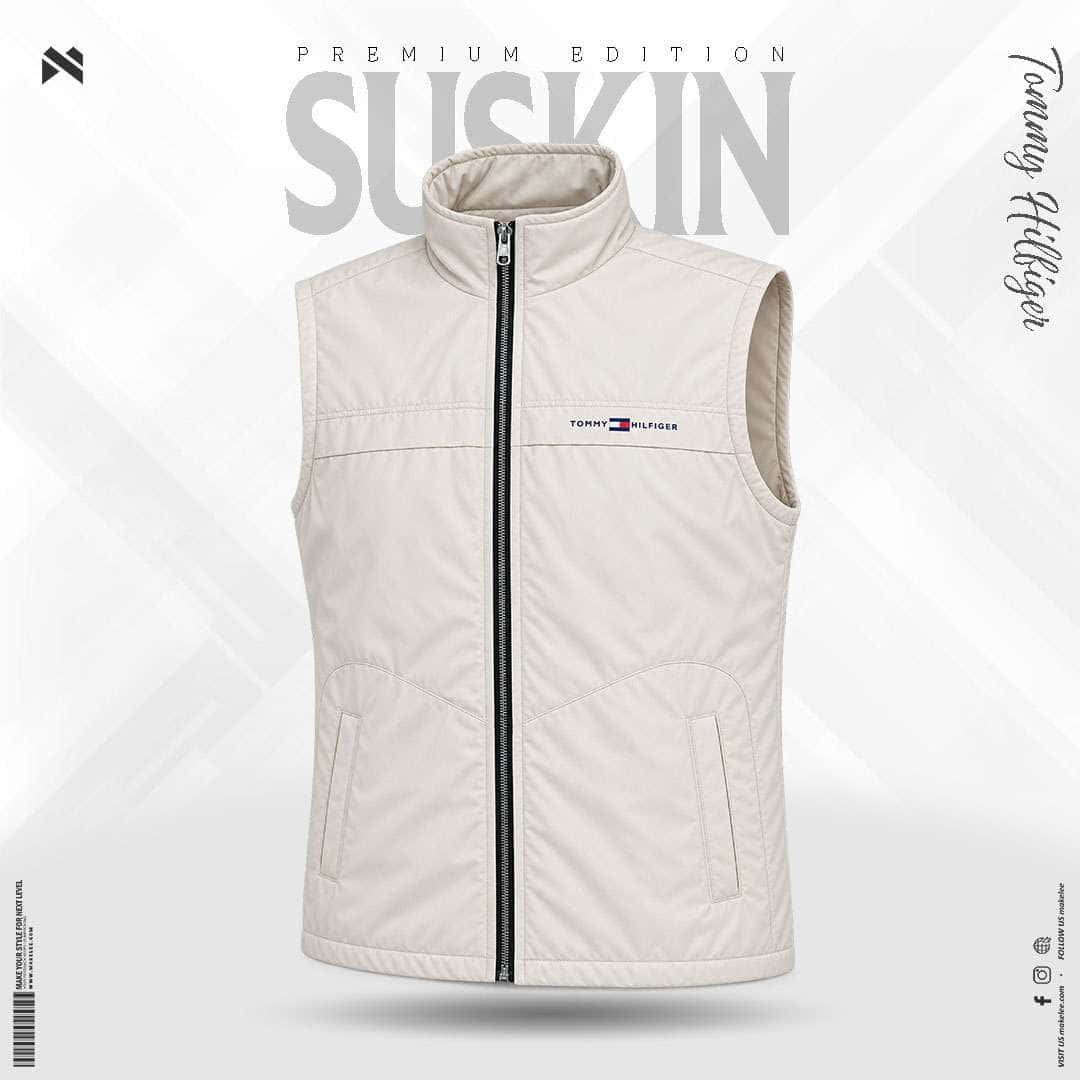 Mens Premium Suskin ​TOMMY HILFIGER Jacket - Cream
