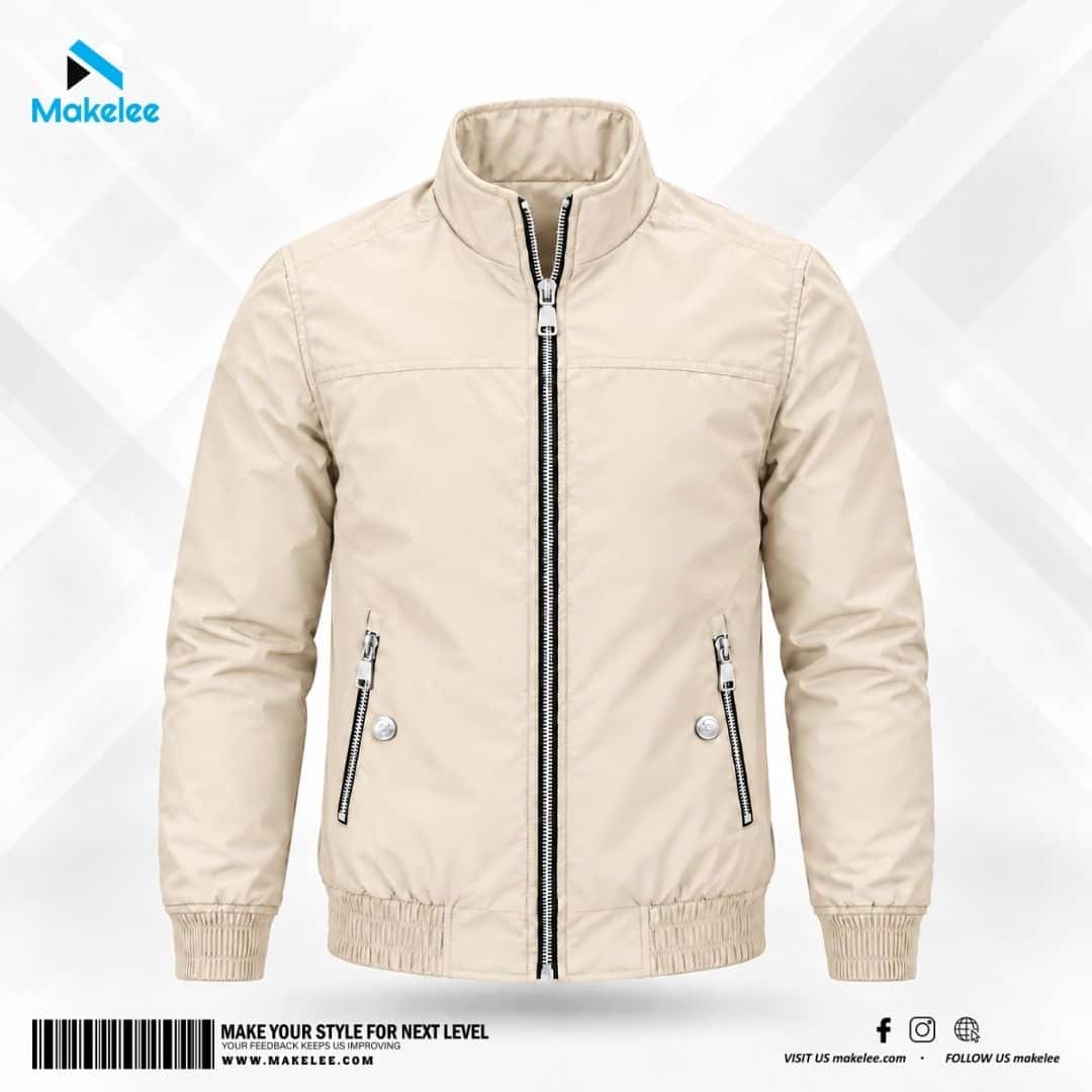 Makelee Winter Suskin Full Sleeve Jacket - Cream