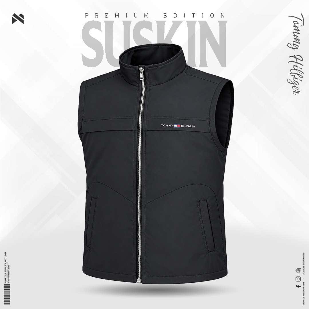 Mens Premium Suskin TOMMY HILFIGER Jacket - Black