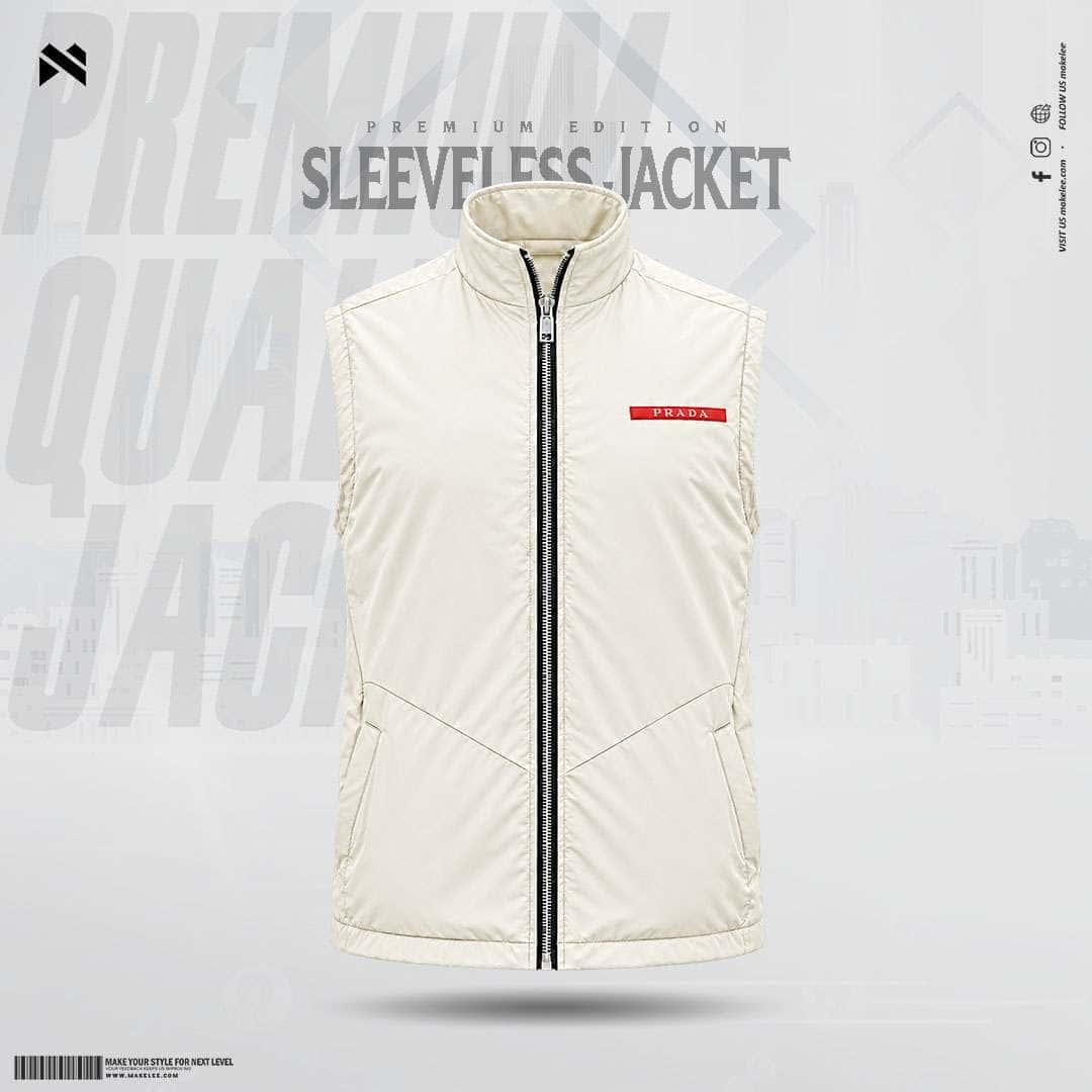 Mens Premium Suskin PRADA Jacket - Cream