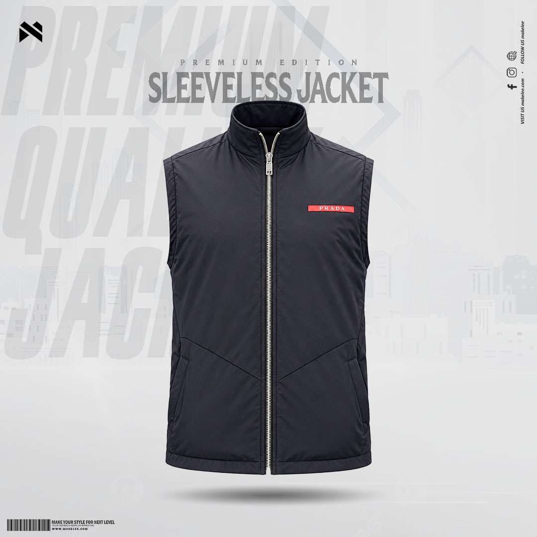 Mens Premium Suskin PRADA Jacket - Black