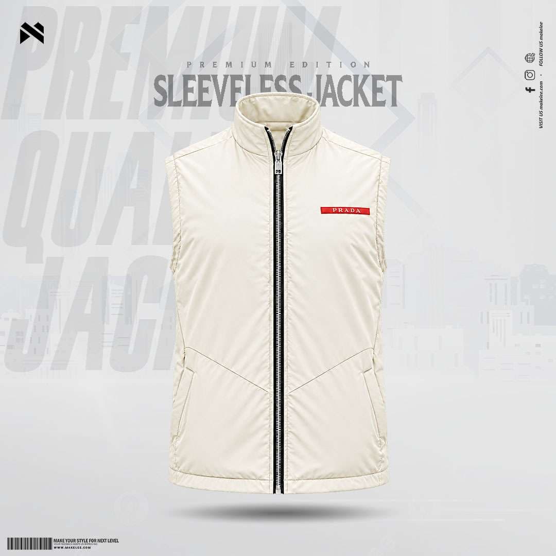 Mens Premium Suskin PRADA Jacket - Cream